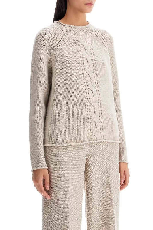 Max Mara Cashmere Pullover Sweater Chenille Fabric Brocade Fabric Lace Fabric