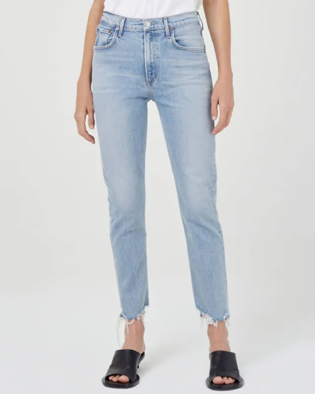 Merrel Mid Rise Straight Jean In Astray Elegant Skinny Leg Jeans