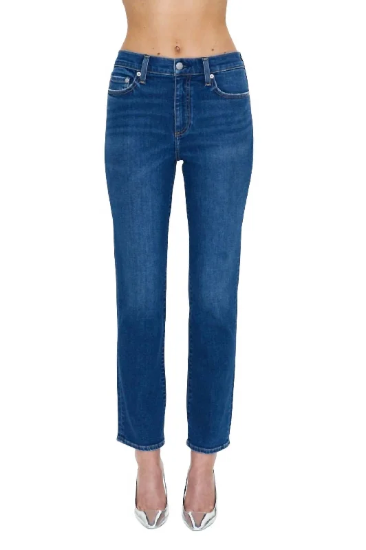 Monroe High Rise Jean In Brighton Fashionable Straight Cut Jeans