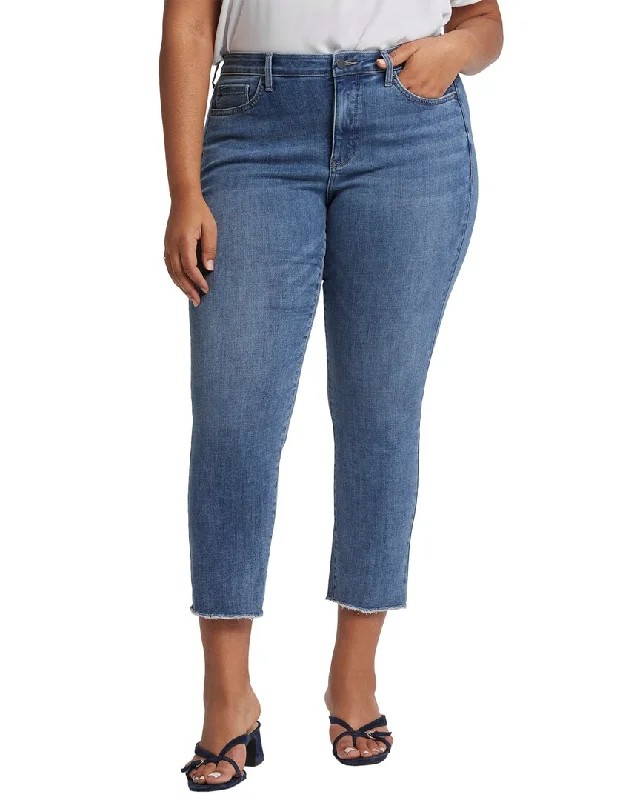 NYDJ Plus Sheri Jean Trendy Flared Leg Jeans