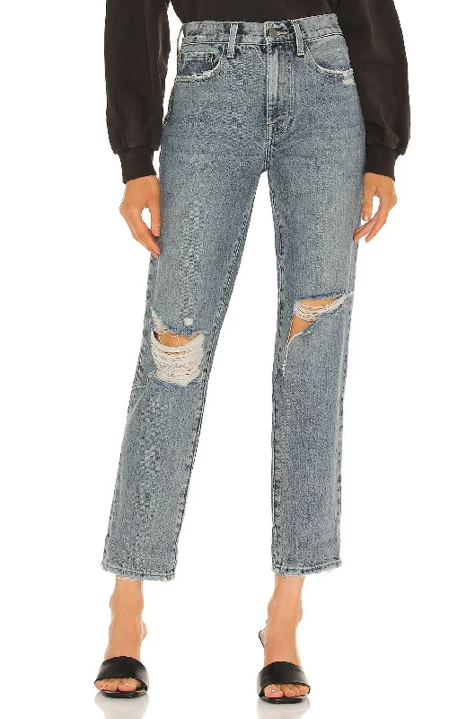 Presley High Rise Relaxed Roller Jeans In York Trendy Skinny Fit Jeans