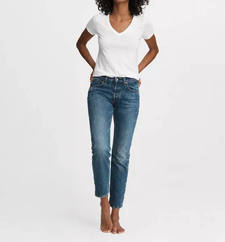 Rosa Mid-Rise Boyfriend Jean In Washington Fashionable Mom Jeans