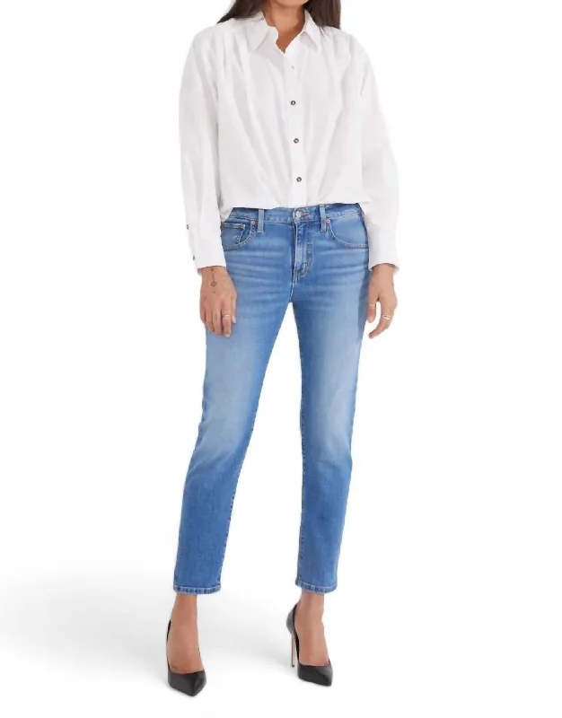 Sierra Slim Straight Jean In Supersonic Trendy Low-Rise Slim Jeans