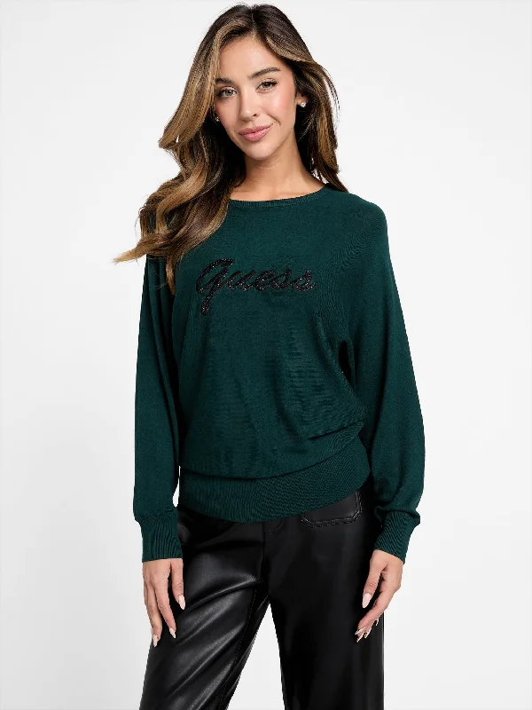 Sina Crewneck Sweater Velvet Chenille Corduroy