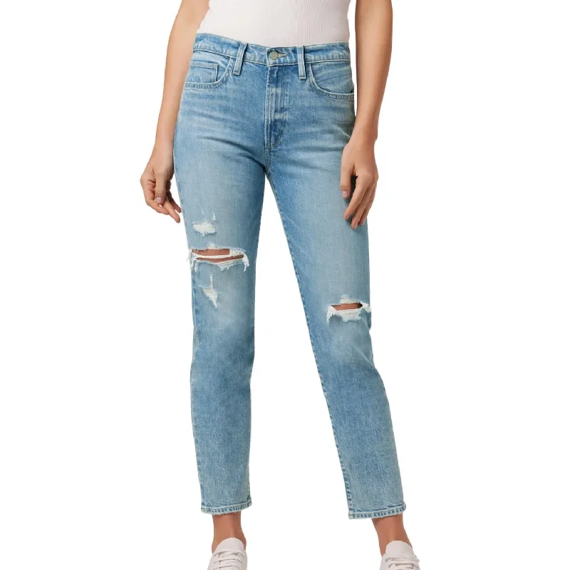 The Luna Straight Jean In Endless Cozy Stretch High-Waist Jeans