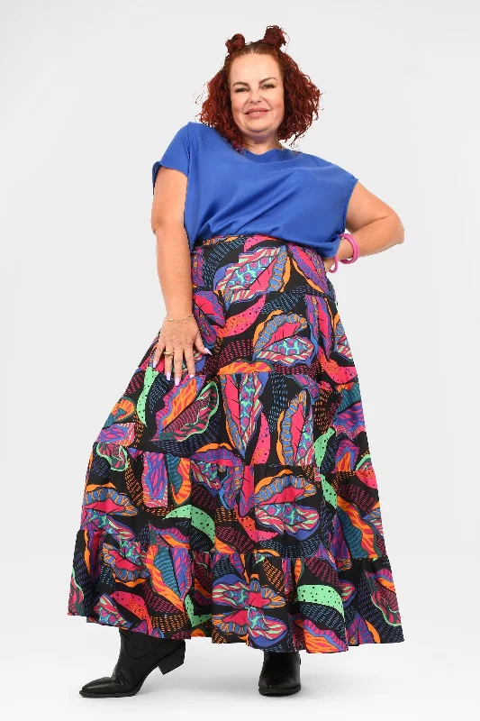 Claudia Maxi Skirt velvet skirt sumptuous