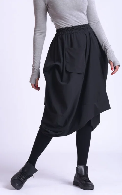 Extravagant Asymmetric Skirt denim skirt classic