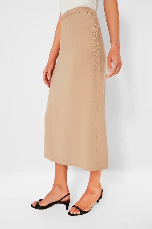 Khaki Keaton Skirt maxi skirt elegant