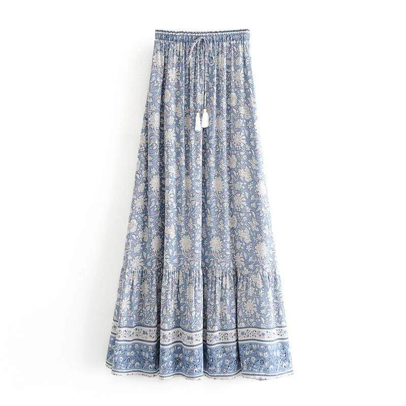 Tabitha Maxi Skirt wool skirt breathable