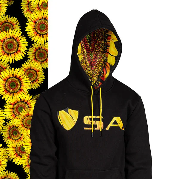 Classic Lined Hoodie | Sunflower Hoodie with Raglan Sleeves Sporty Comfortable