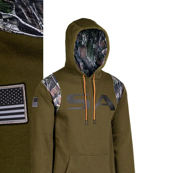 Honor Lined Hoodie | SA Forest Dregs | SA Hoodie with Set-In Sleeves Structured Classic