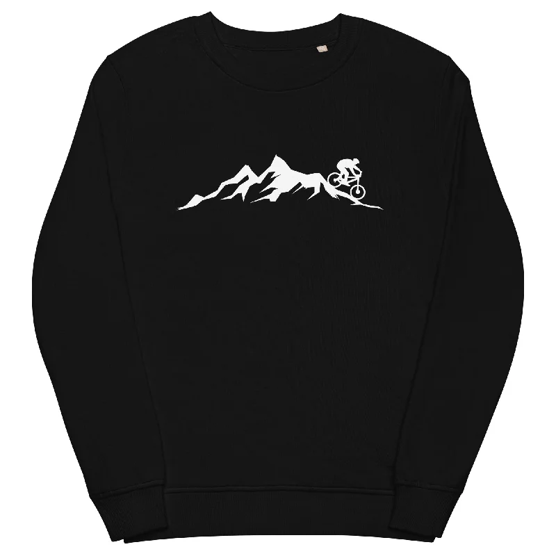 Mountain - Mountainbike - Unisex Premium Organic Sweatshirt Hoodie with Mesh Breathable Sporty