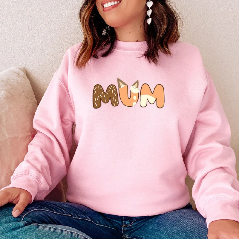 Puppy Dog - Mum Sweatshirt Hooded Sweatshirt Casual Wear Street Style