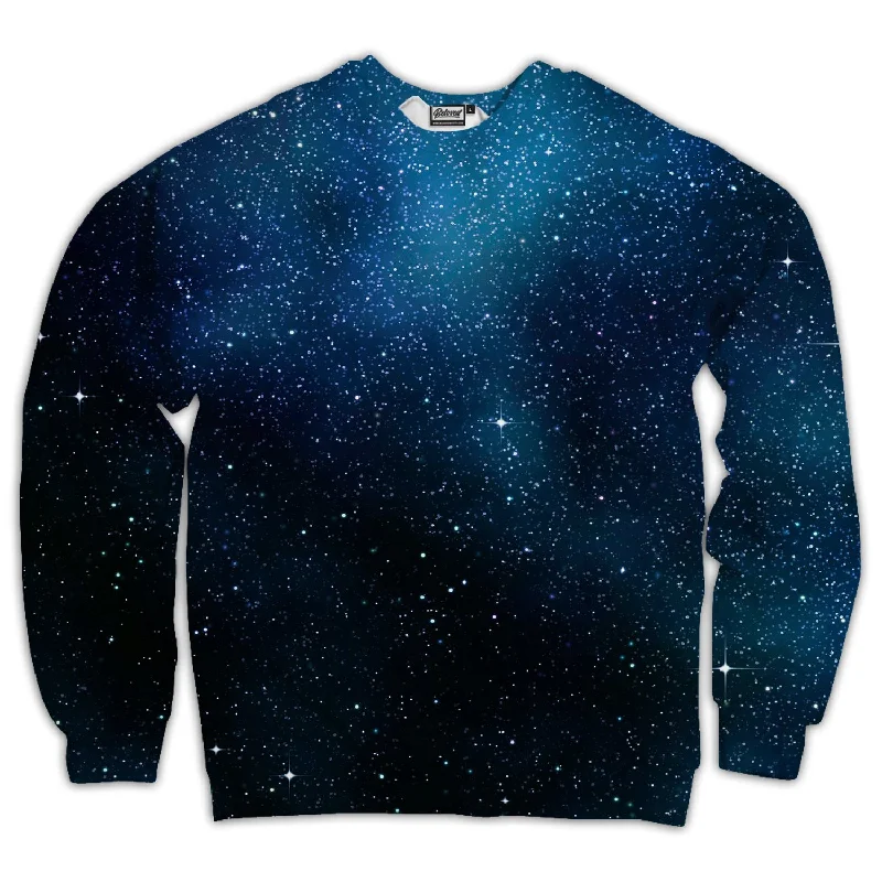 Starry Starry Night Unisex Sweatshirt Hoodie with Full-Zip Functional Layering