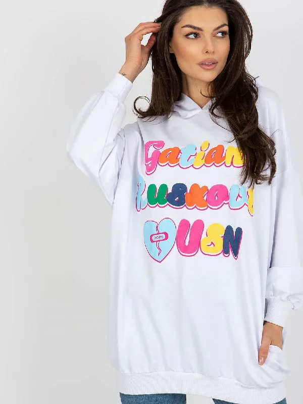 Sweatshirt Fancy Hoodie Dress Longline Feminine