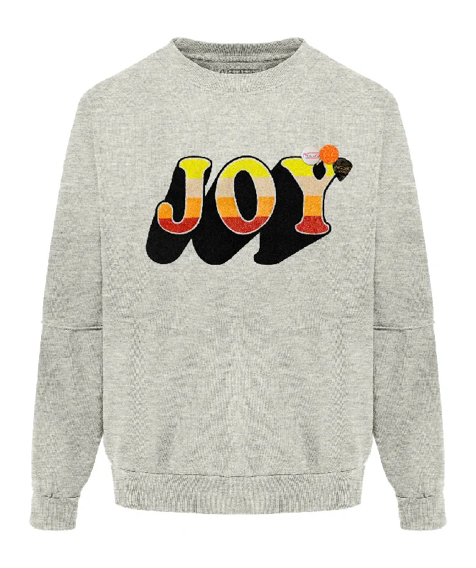 Sweatshirt roller elephant "JOY FW24" Hoodie with Patch Decorative Personalized