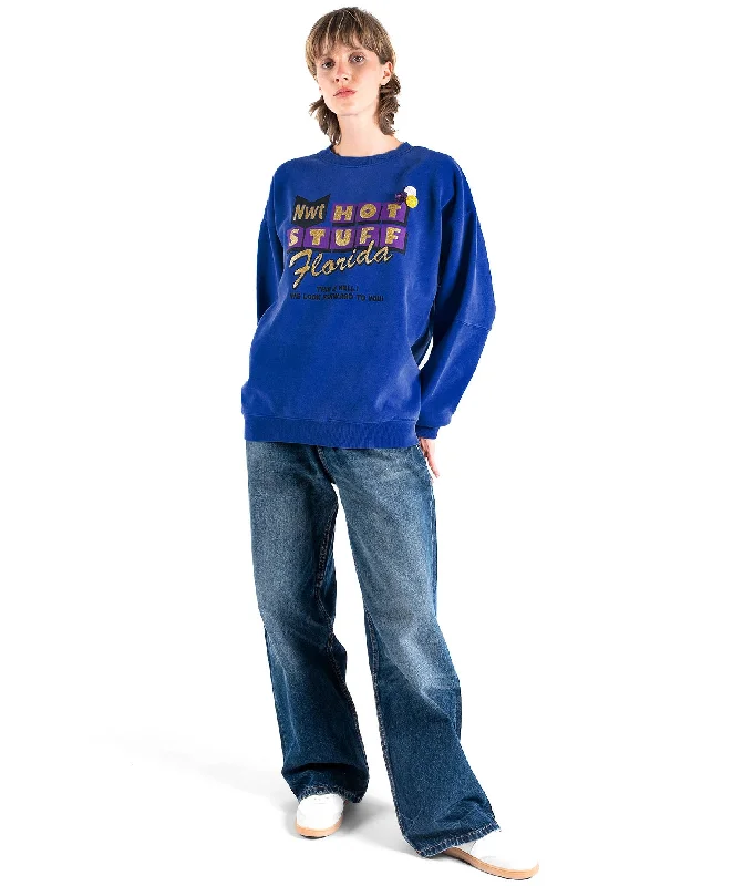 Sweatshirt roller royal "STUFF" Hoodie with Velcro Closure Adjustable Secure