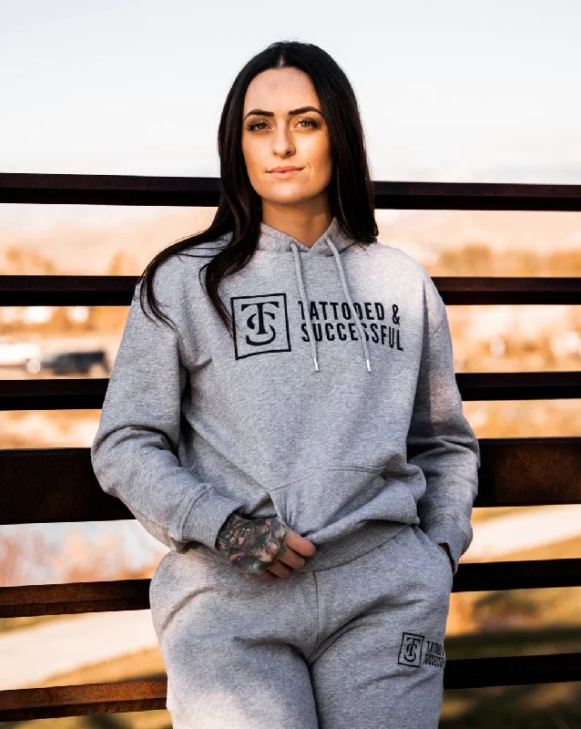 Women's Core Hoodie - Athletic Heather Hoodie with V-Neck Classic Versatile